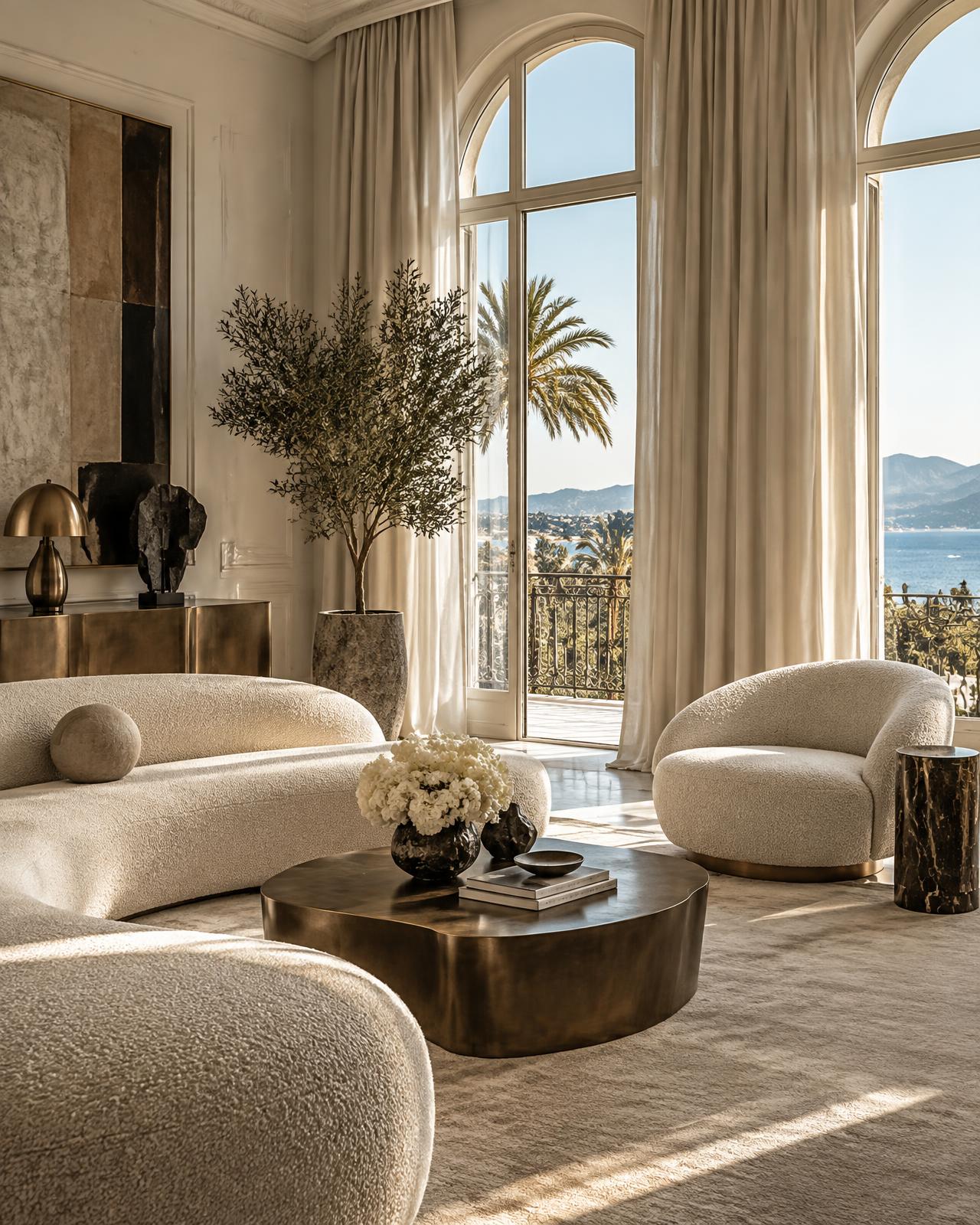 Riviera apartment design study in Cannes